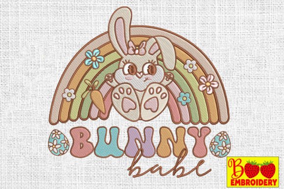 Easter Bunny Babe Rainbow Design Review