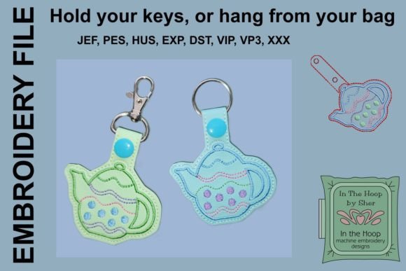 Easter Egg Teapot Key Fob: A Designer’s Review