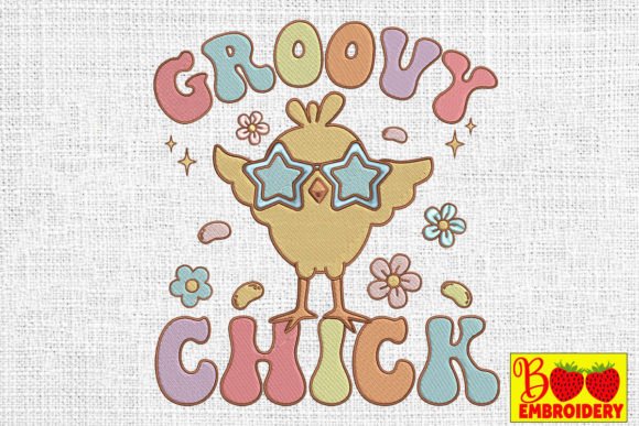 Evaluating Funny Easter Groovy Chick for Etsy Shops