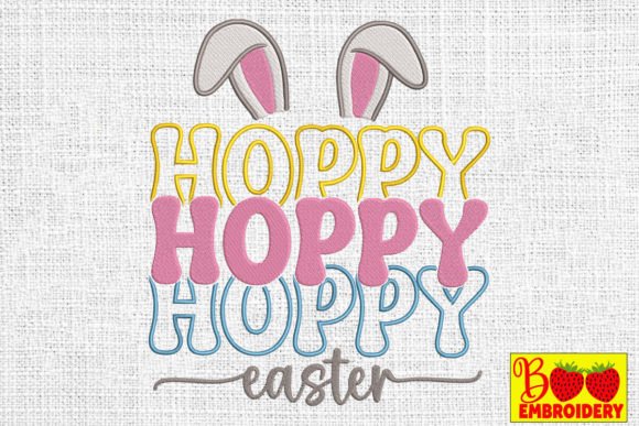 Hoppy Easter Embroidery Review for Boutique Apparel