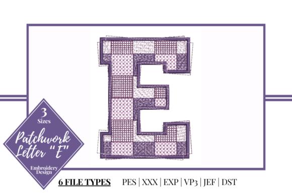 Patchwork Letter E: A Designer’s Review for Brand Merch