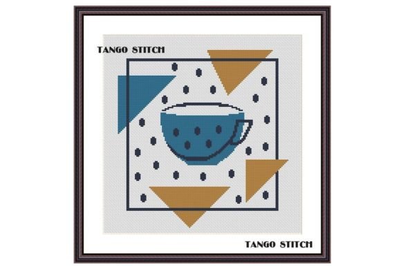 Review: Coffee Cup Abstract Cross Stitch Pattern