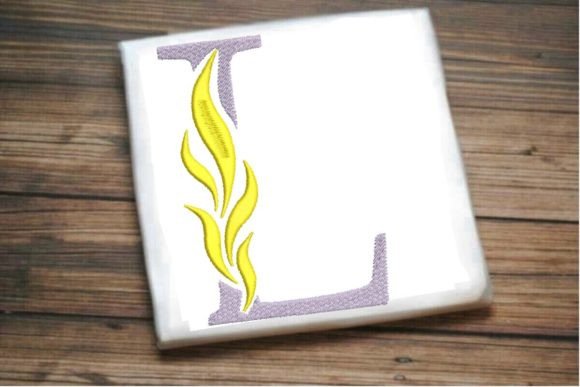 Review: L Letter Beautiful Fire Alphabet Design