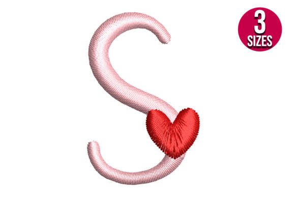 Reviewing Letter S with Heart for Personalized Gifts