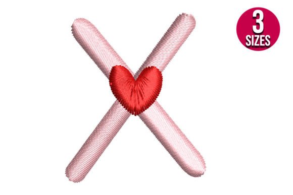 Reviewing Letter X with Heart for Etsy Shops